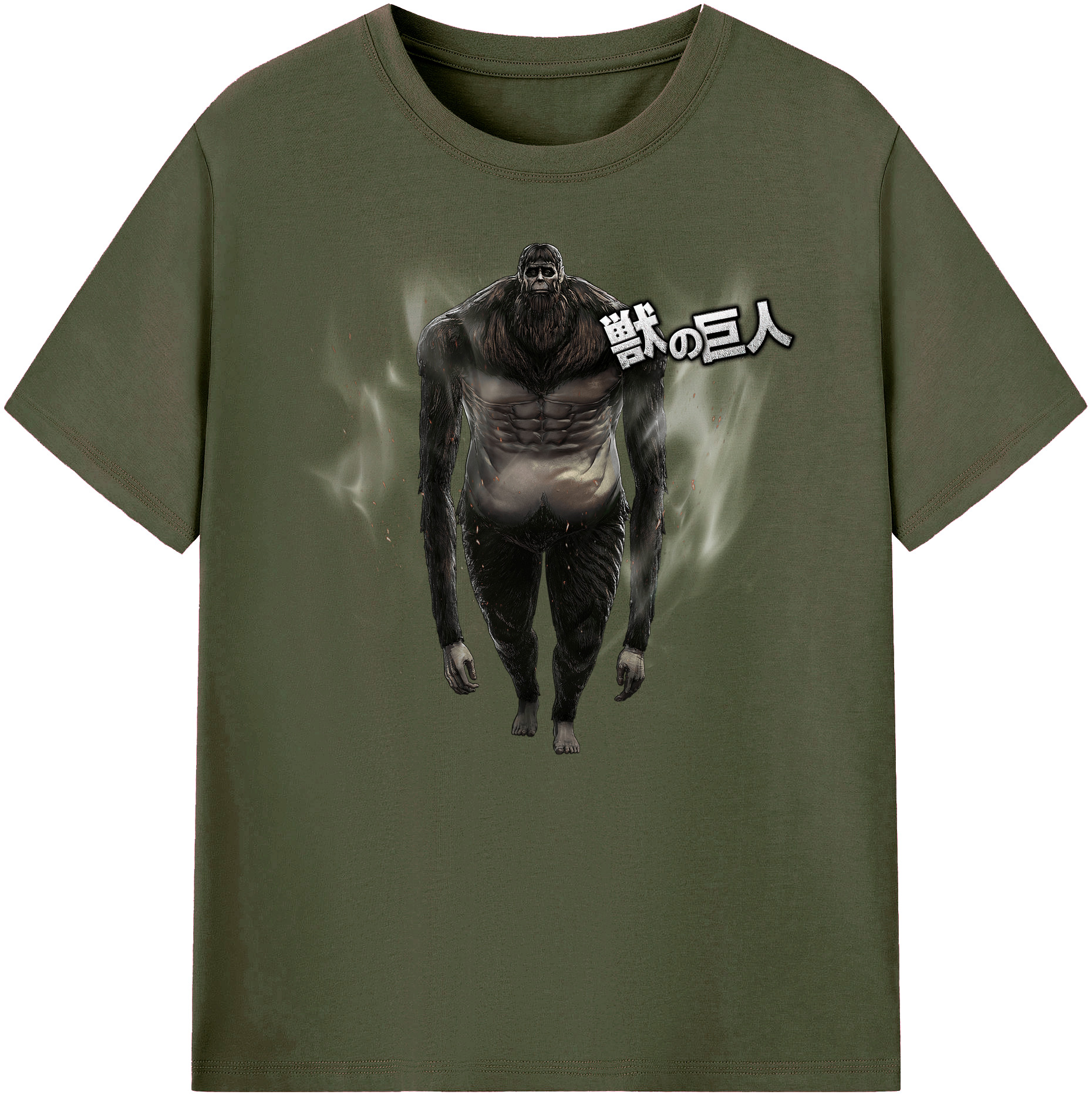 （画像用） 進撃の巨人 Attack on Titan 綿100％ メンズ半袖Tシャツ｜肌触りやわらか＆通気性